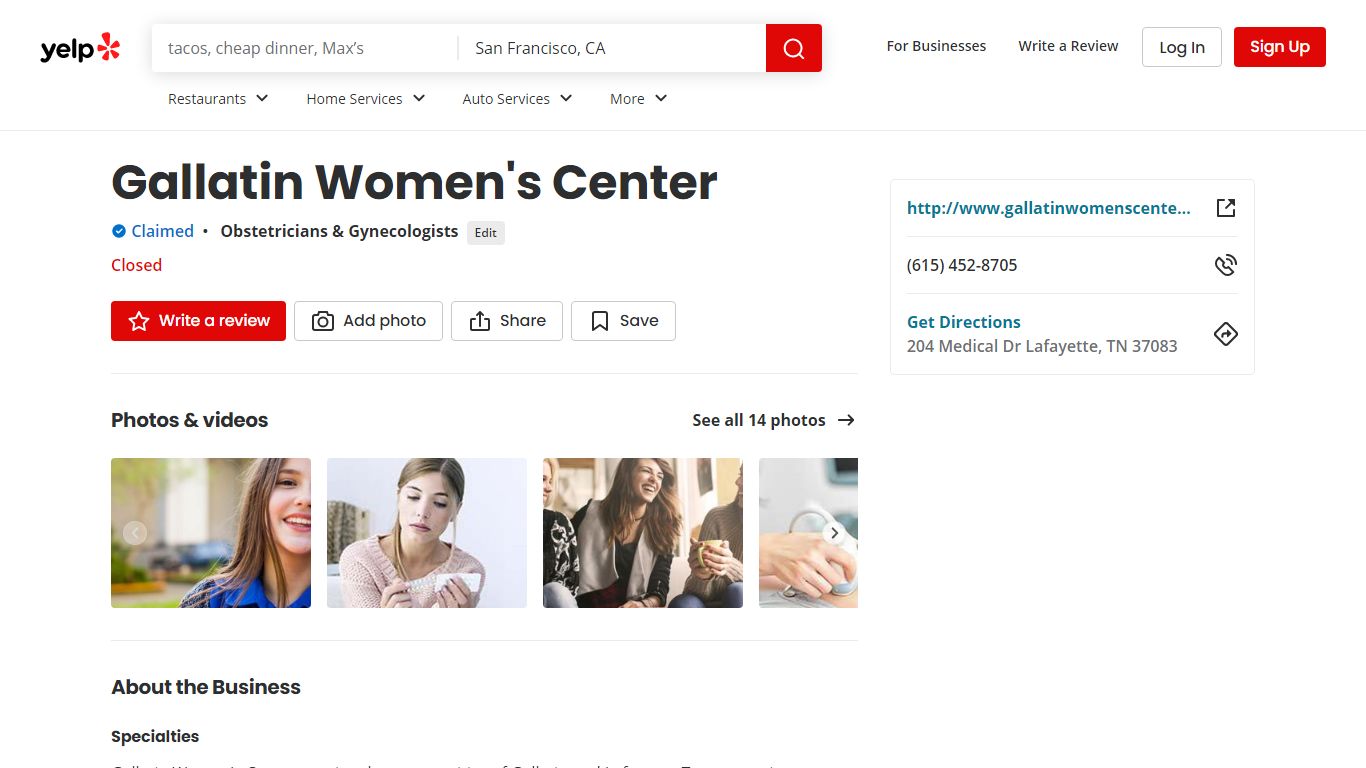 GALLATIN WOMEN’S CENTER - 14 Photos - Yelp